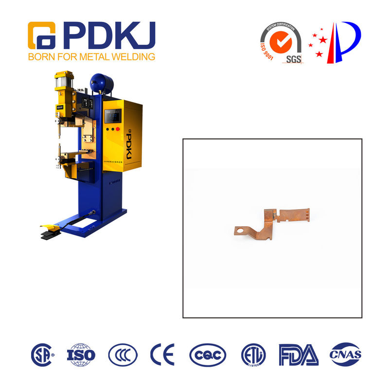 1KHz MFDC Spot Welding Machine 6000N Resistance Seam Welder 60mm Electrode Stroke